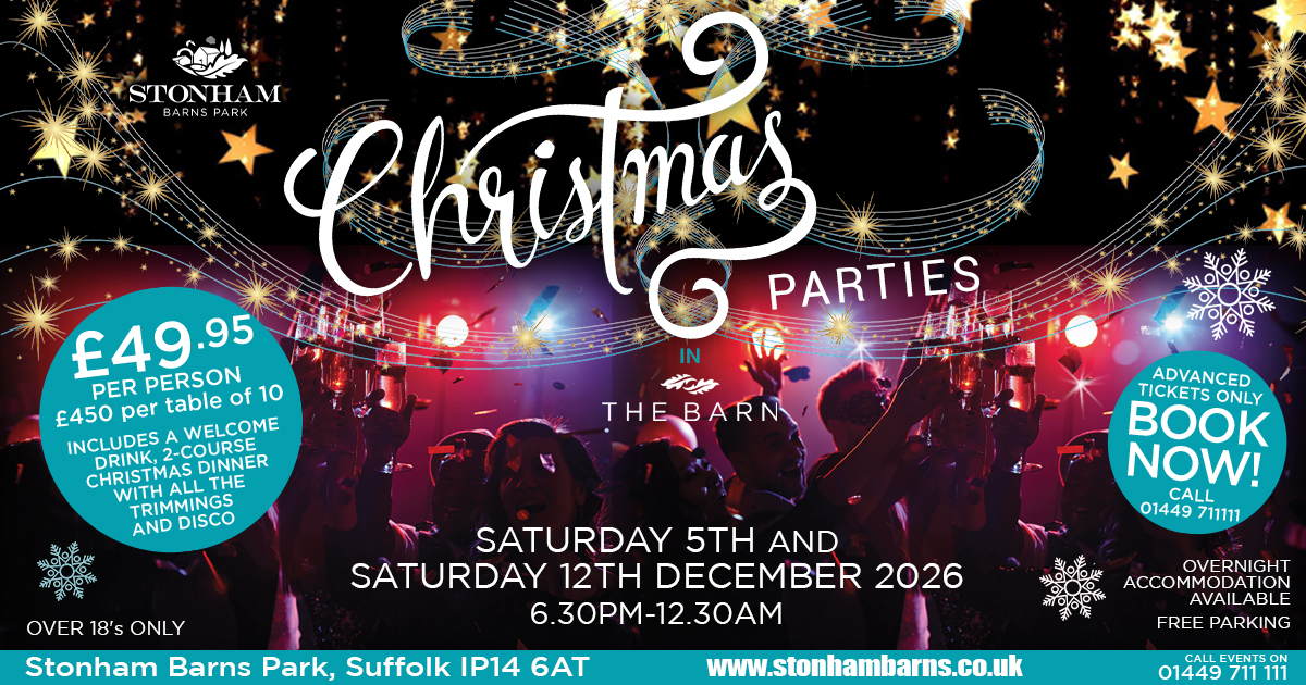 Christmas Parties at Stonham Barns Park 2026
