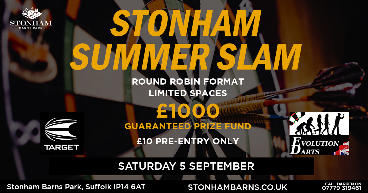 Stonham Summer Slam Darts 2026